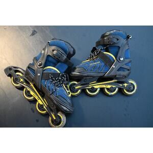 Schwinn Adjustable Inline Skates Youth Size 1–4 Blue ABEC 5 Rollerblades